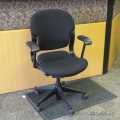 Herman Miller Black Adjustable Task Chair w/ Fixed Arms